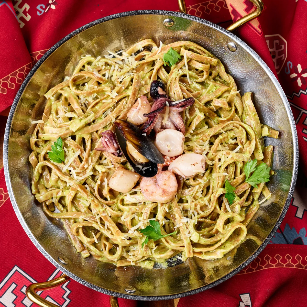 Аришта с морепродуктами