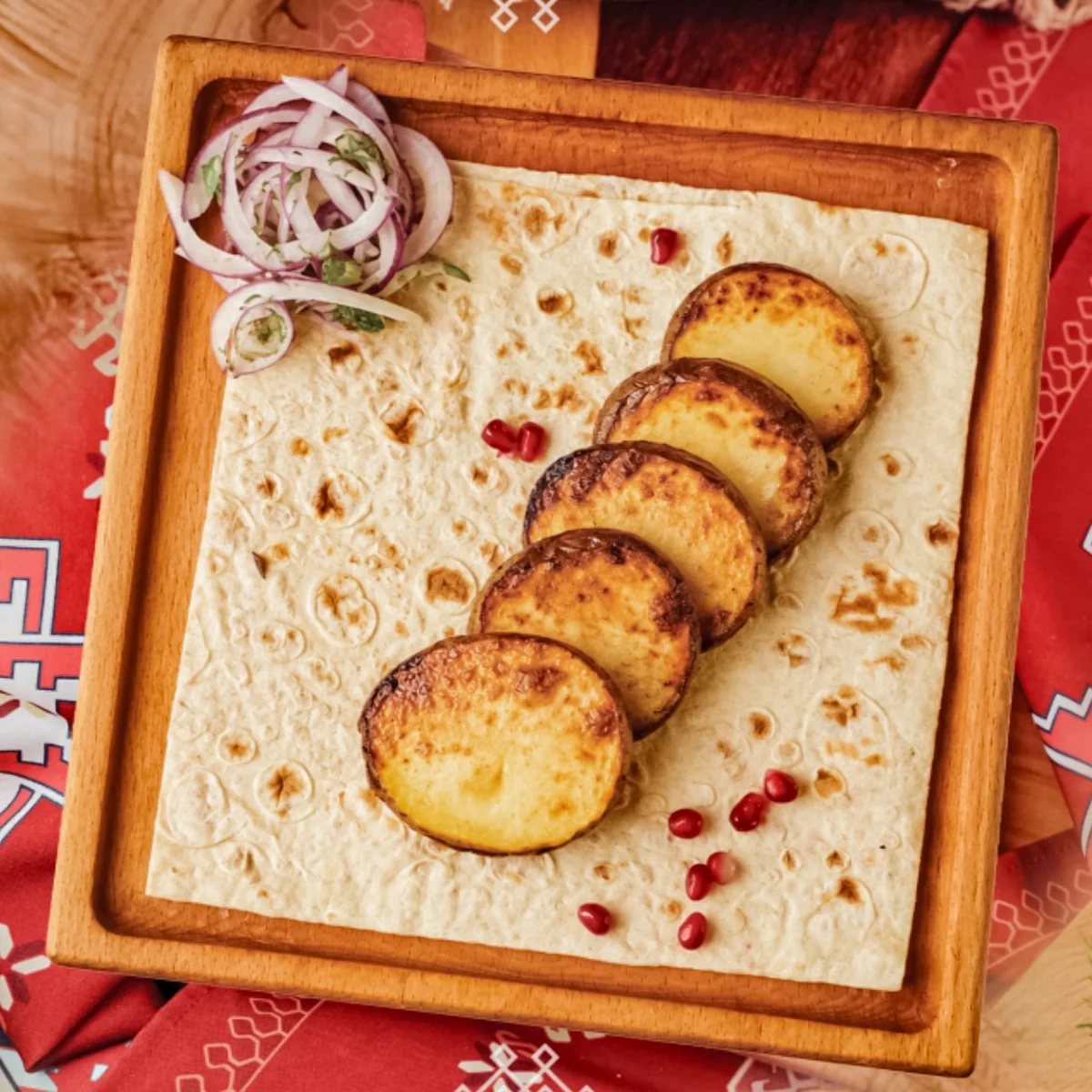 Картофель на мангале